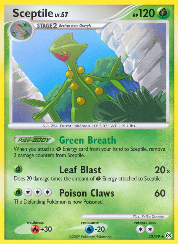 Sceptile (30/99) [Platinum: Arceus] | Rock City Comics