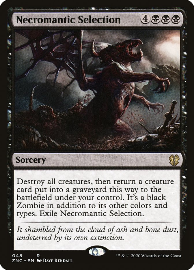 Necromantic Selection [Zendikar Rising Commander] | Rock City Comics