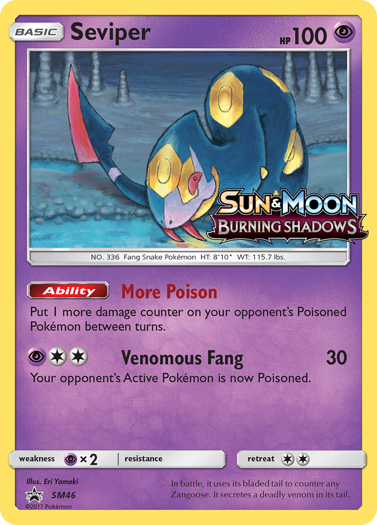 Seviper (SM46) [Sun & Moon: Black Star Promos] | Rock City Comics