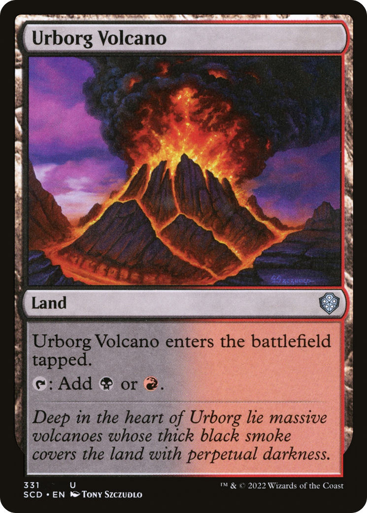 Urborg Volcano [Starter Commander Decks] | Rock City Comics