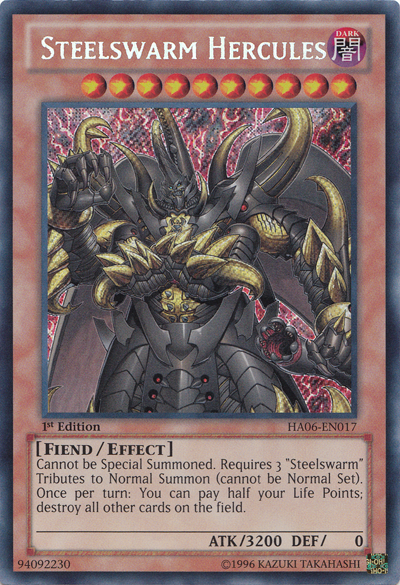 Steelswarm Hercules [HA06-EN017] Secret Rare | Rock City Comics