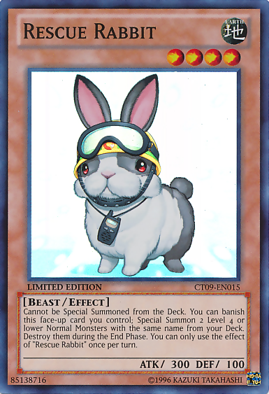 Rescue Rabbit [CT09-EN015] Super Rare | Rock City Comics