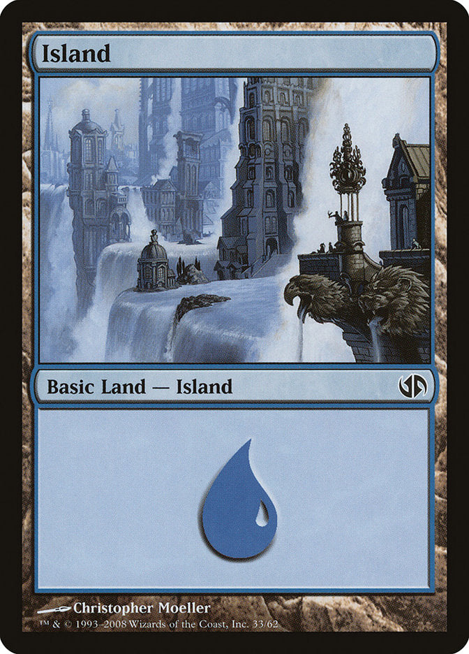 Island (33) [Duel Decks: Jace vs. Chandra] | Rock City Comics