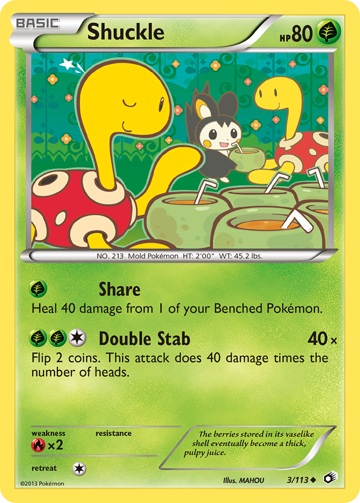 Shuckle (3/113) [Black & White: Legendary Treasures] | Rock City Comics