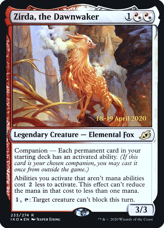 Zirda, the Dawnwaker  [Ikoria: Lair of Behemoths Prerelease Promos] | Rock City Comics