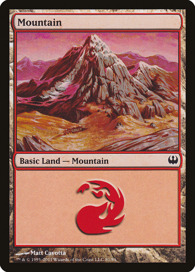 Mountain (81) [Duel Decks: Knights vs. Dragons] | Rock City Comics