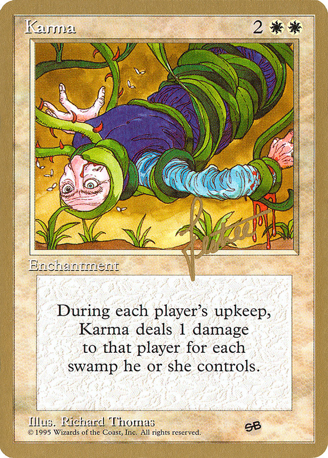 Karma (Bertrand Lestree) (SB) [Pro Tour Collector Set] | Rock City Comics