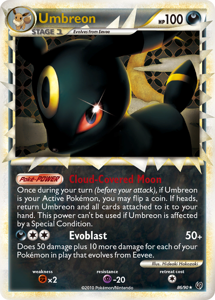 Umbreon (86/90) [HeartGold & SoulSilver: Undaunted] | Rock City Comics