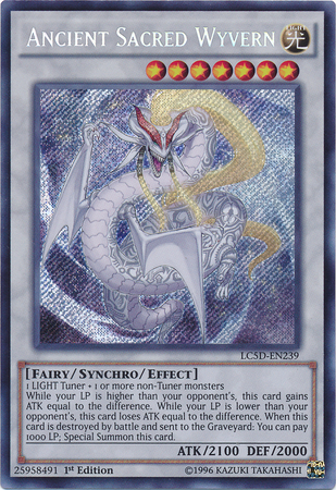 Ancient Sacred Wyvern [LC5D-EN239] Secret Rare | Rock City Comics