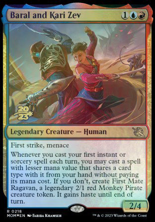 Baral and Kari Zev [March of the Machine Prerelease Promos] | Rock City Comics