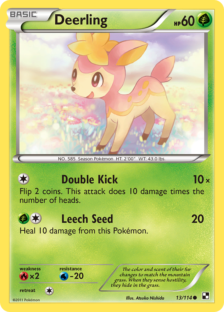 Deerling (13/114) [Black & White: Base Set] | Rock City Comics