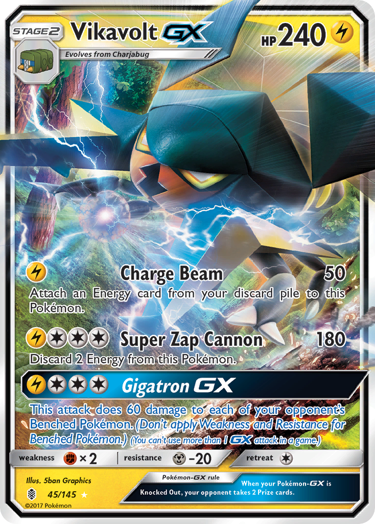 Vikavolt GX (45/145) [Sun & Moon: Guardians Rising] | Rock City Comics