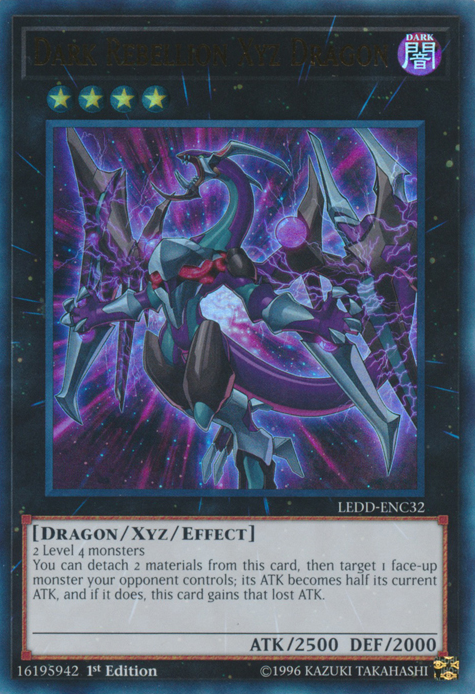 Dark Rebellion Xyz Dragon [LEDD-ENC32] Ultra Rare | Rock City Comics