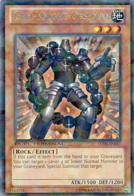 Gem-Knight Obsidian [DT06-EN067] Rare | Rock City Comics