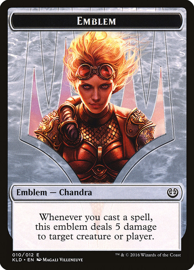 Chandra, Torch of Defiance Emblem [Kaladesh Tokens] | Rock City Comics