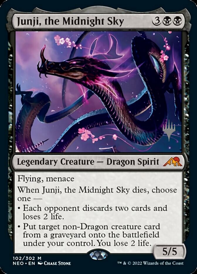 Junji, the Midnight Sky (Promo Pack) [Kamigawa: Neon Dynasty Promos] | Rock City Comics