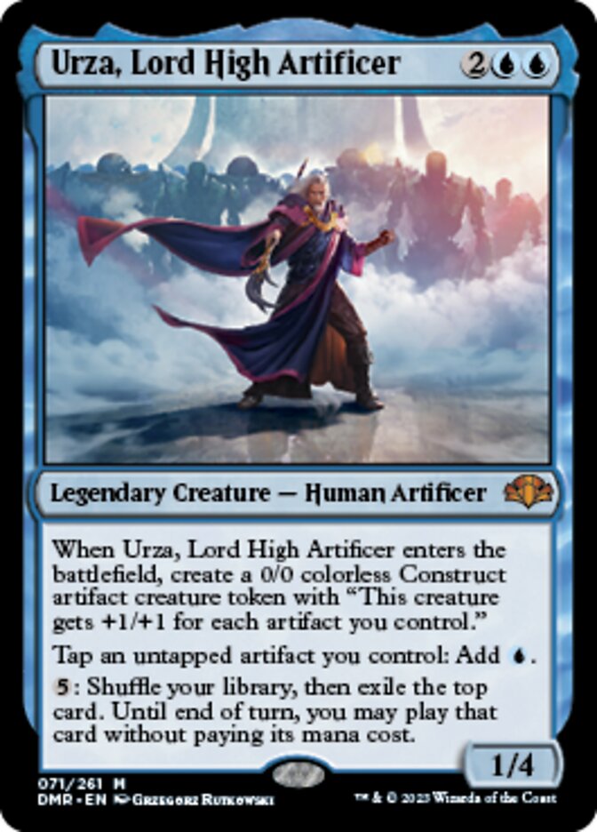 Urza, Lord High Artificer [Dominaria Remastered] | Rock City Comics