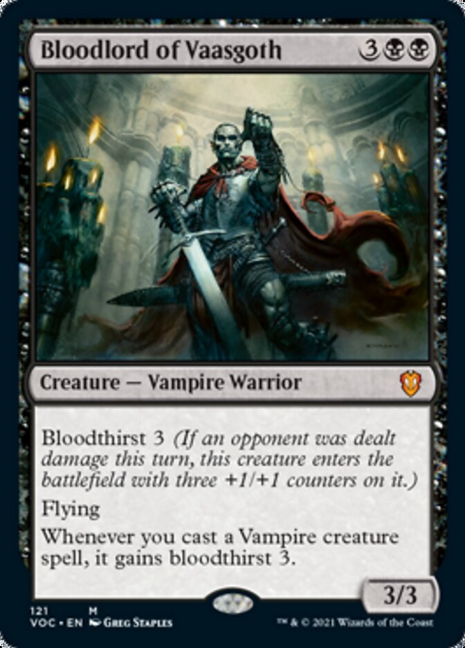 Bloodlord of Vaasgoth [Innistrad: Crimson Vow Commander] | Rock City Comics