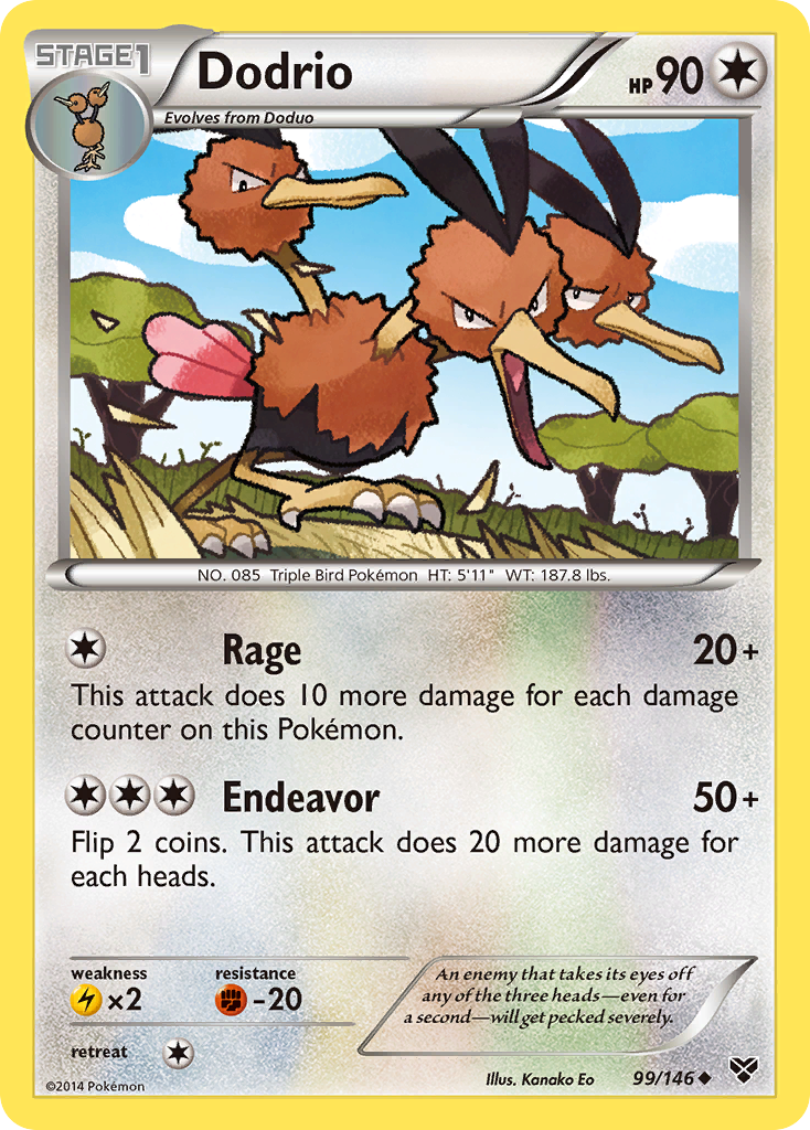 Dodrio (99/146) [XY: Base Set] | Rock City Comics