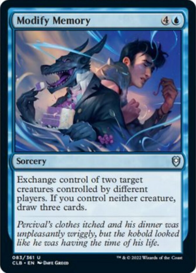 Modify Memory [Commander Legends: Battle for Baldur's Gate] | Rock City Comics