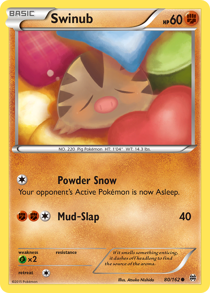 Swinub (80/162) [XY: BREAKthrough] | Rock City Comics