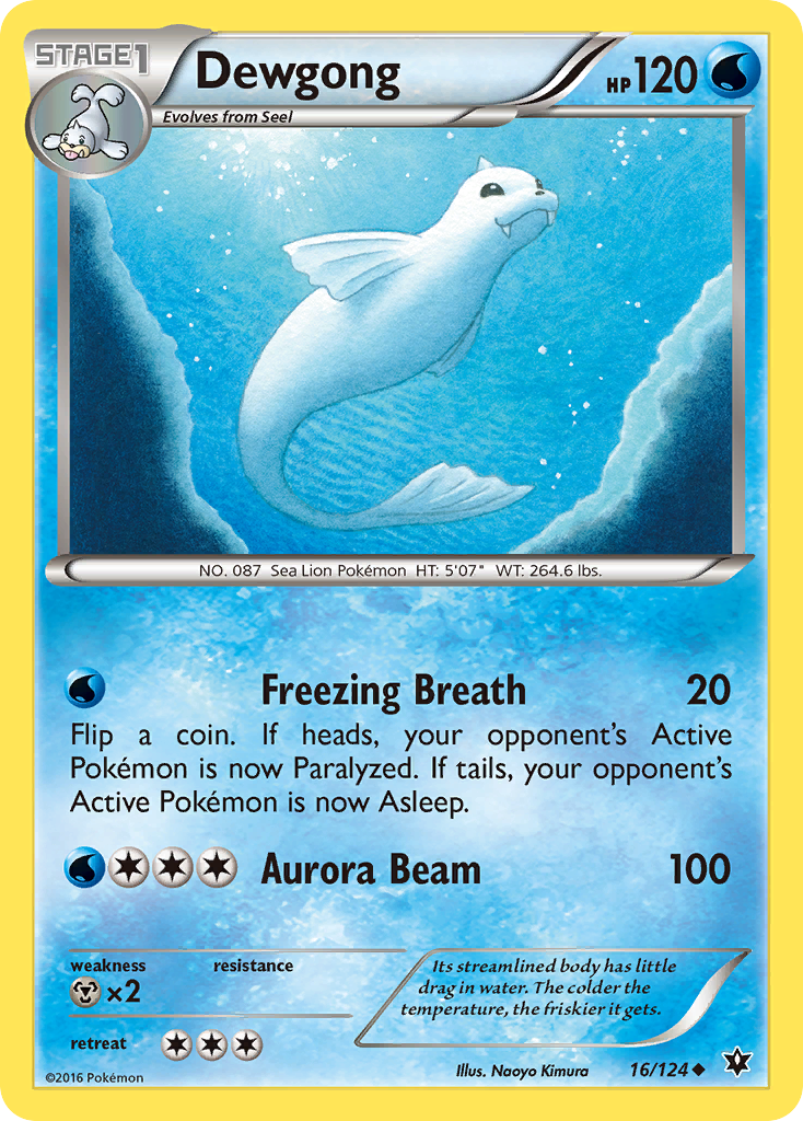 Dewgong (16/124) [XY: Fates Collide] | Rock City Comics