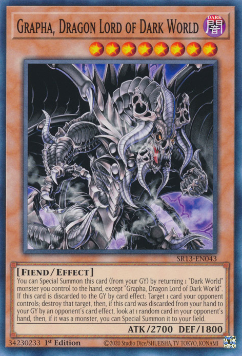 Grapha, Dragon Lord of Dark World [SR13-EN043] Common | Rock City Comics
