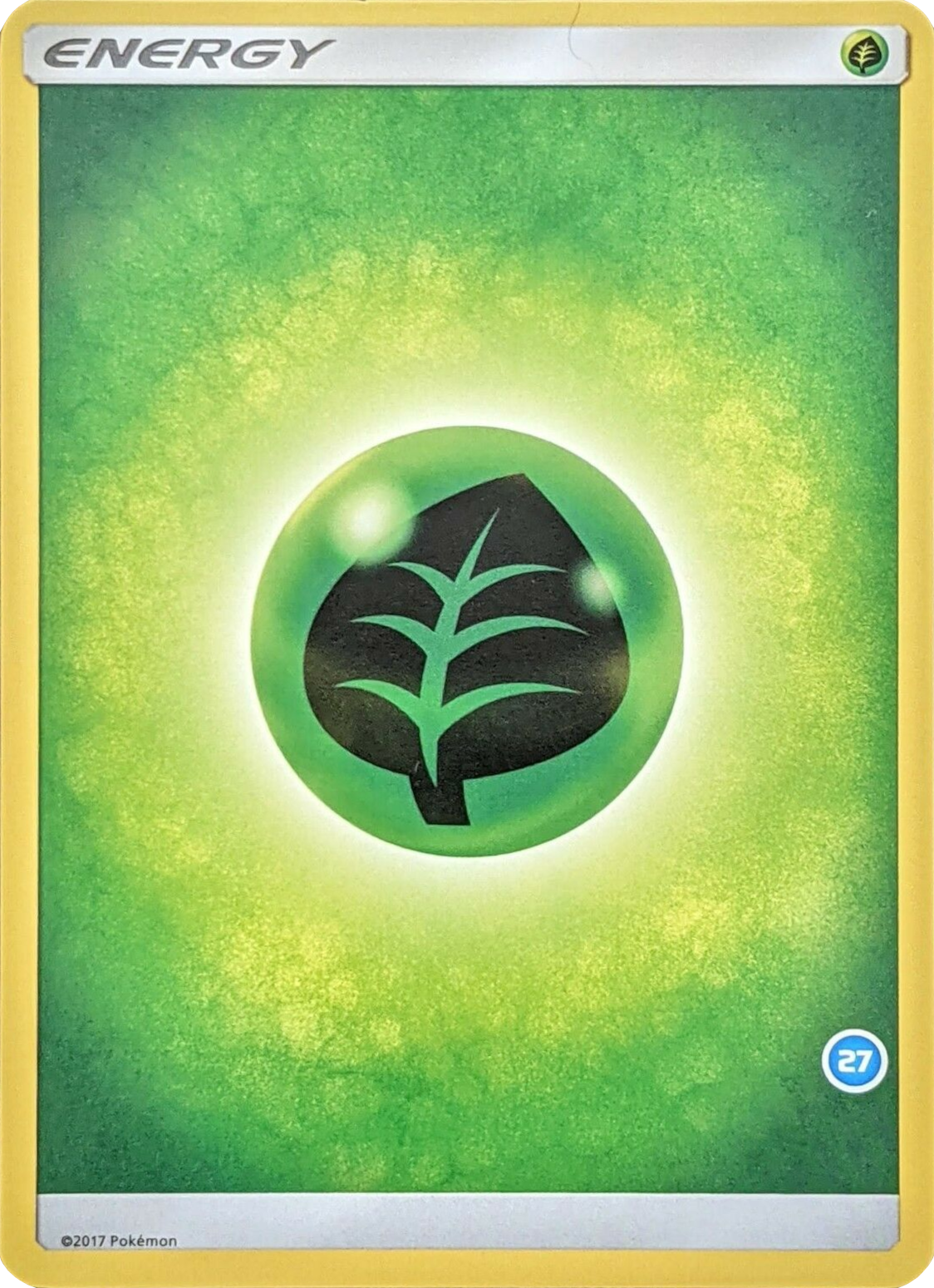 Grass Energy (Deck Exclusive #27) [Sun & Moon: Trainer Kit - Alolan Ninetales] | Rock City Comics