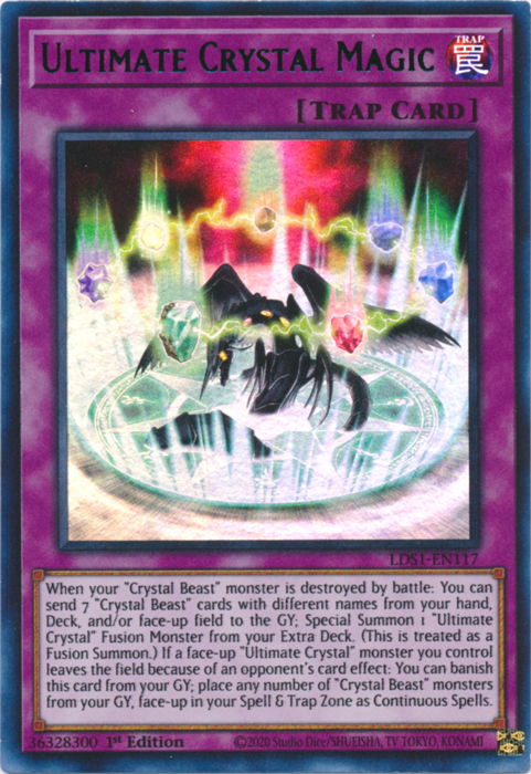 Ultimate Crystal Magic (Green) [LDS1-EN117] Ultra Rare | Rock City Comics