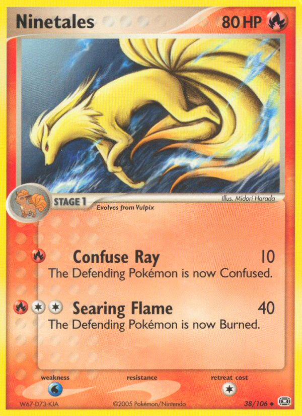 Ninetales (38/106) [EX: Emerald] | Rock City Comics