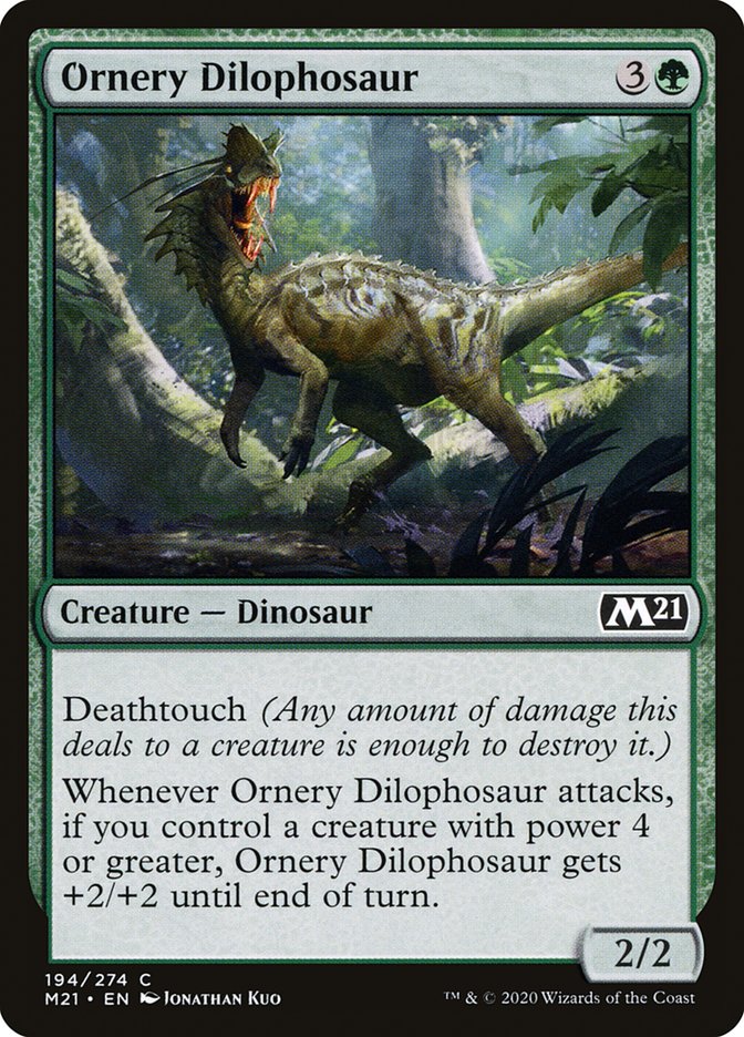 Ornery Dilophosaur [Core Set 2021] | Rock City Comics