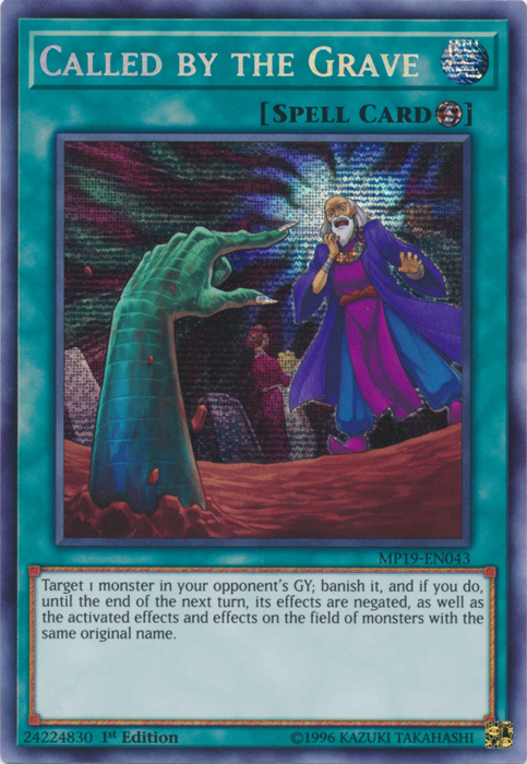 Called by the Grave [MP19-EN043] Prismatic Secret Rare | Rock City Comics