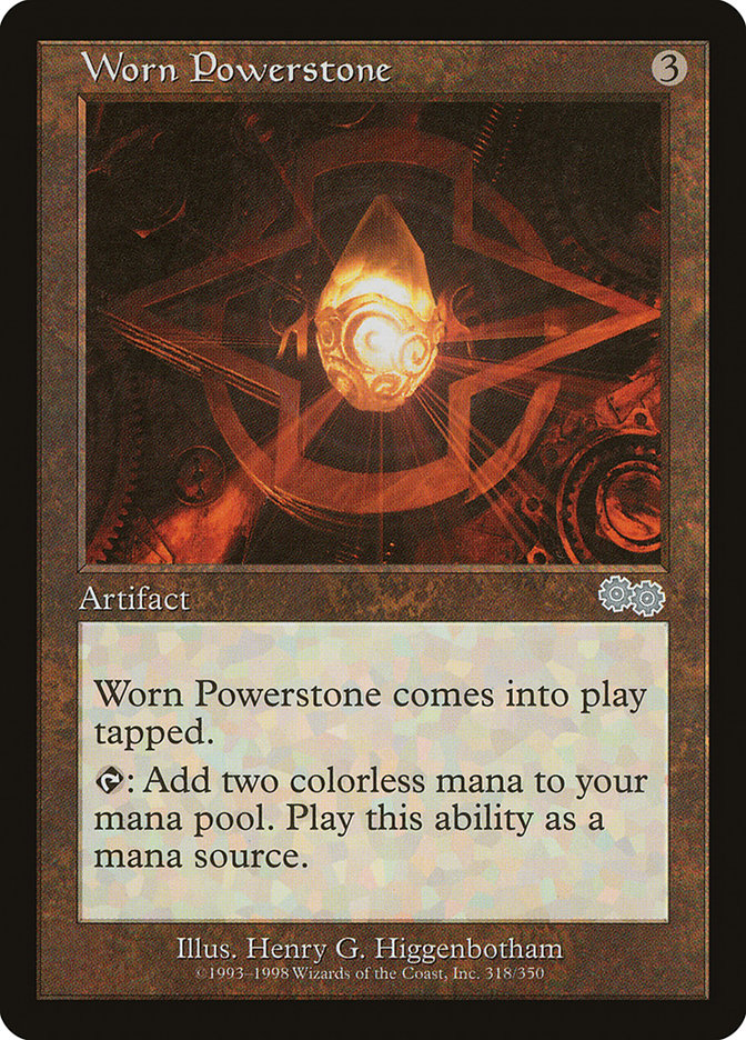 Worn Powerstone [Urza's Saga] | Rock City Comics