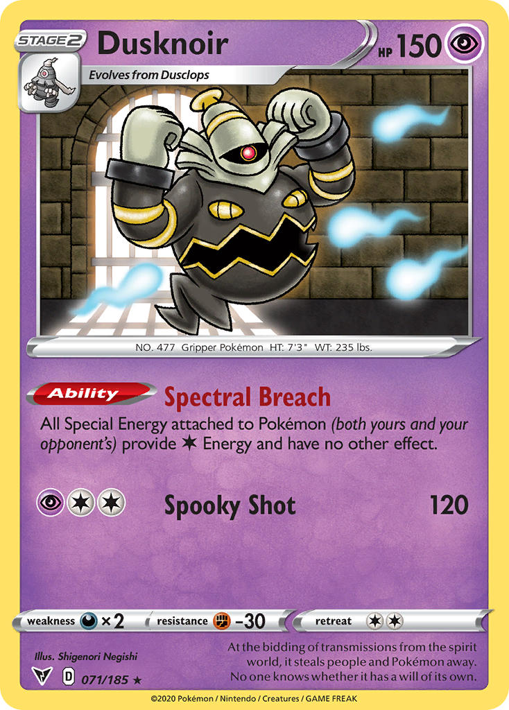 Dusknoir (071/185) [Sword & Shield: Vivid Voltage] | Rock City Comics