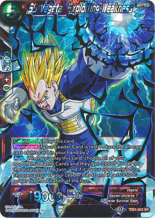 SS Vegeta, Exploiting Weakness (DB1-002) [Dragon Brawl] | Rock City Comics