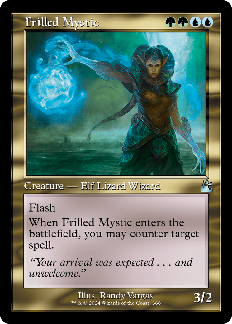 Frilled Mystic (Retro Frame) [Ravnica Remastered] | Rock City Comics