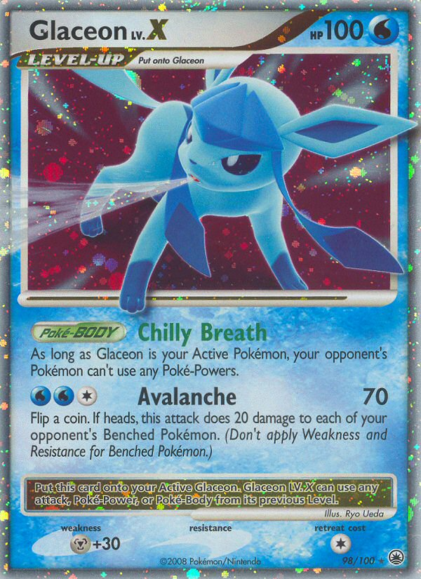 Glaceon LV.X (98/100) [Diamond & Pearl: Majestic Dawn] | Rock City Comics