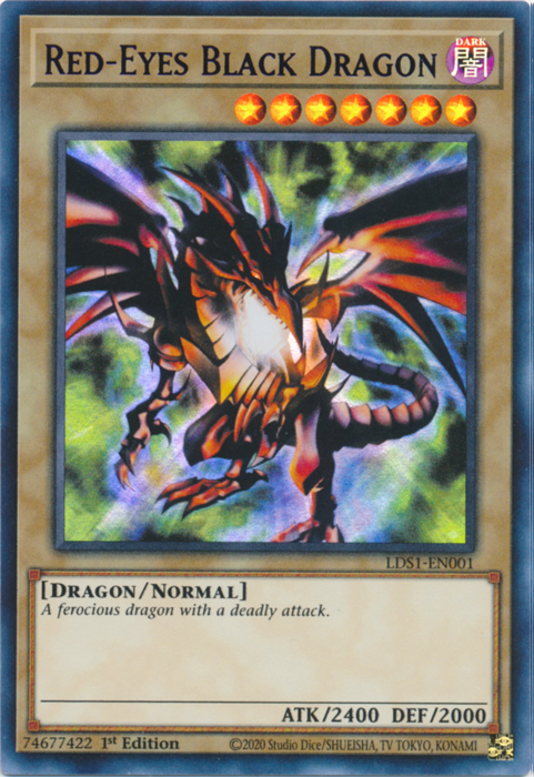 Red-Eyes Black Dragon (Purple) [LDS1-EN001] Ultra Rare | Rock City Comics