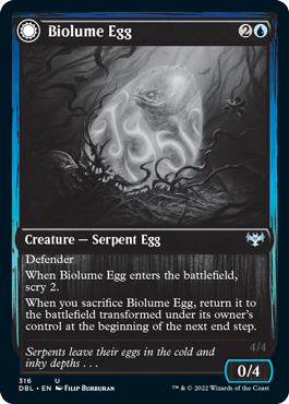 Biolume Egg // Biolume Serpent [Innistrad: Double Feature] | Rock City Comics