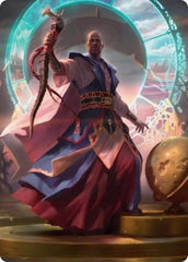 Teferi, Who Slows the Sunset Art Card [Innistrad: Midnight Hunt Art Series] | Rock City Comics