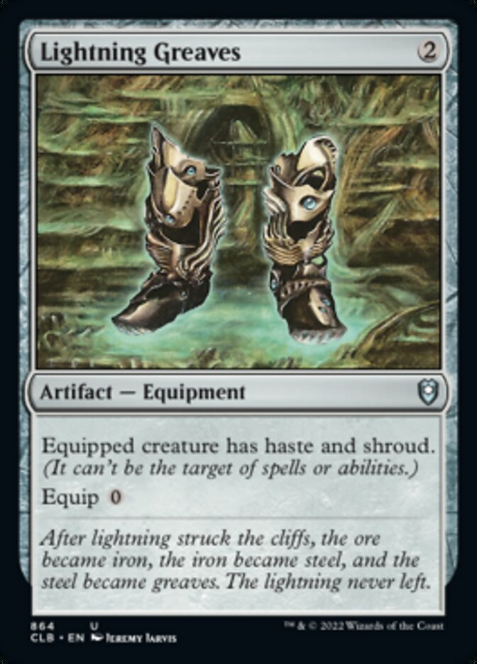 Lightning Greaves [Commander Legends: Battle for Baldur's Gate] | Rock City Comics