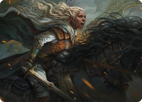 Eowyn, Fearless Knight Art Card [The Lord of the Rings: Tales of Middle-earth Art Series] | Rock City Comics