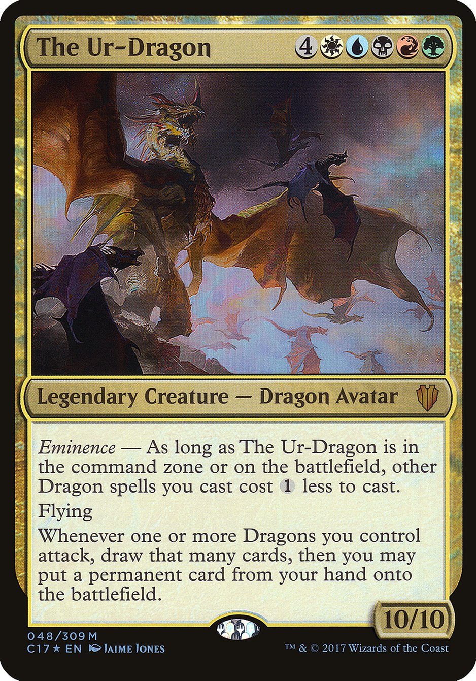 The Ur-Dragon (Oversized) [Commander 2017 Oversized] | Rock City Comics