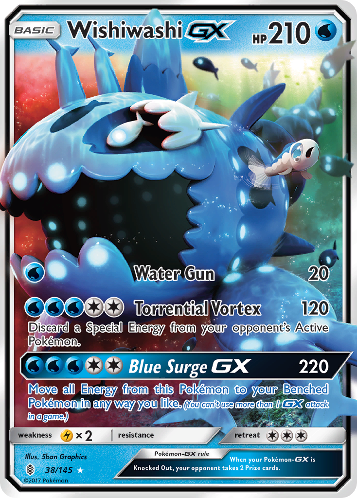 Wishiwashi GX (38/145) [Sun & Moon: Guardians Rising] | Rock City Comics