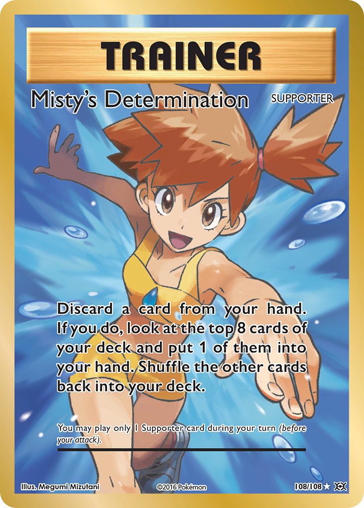 Misty's Determination (108/108) [XY: Evolutions] | Rock City Comics