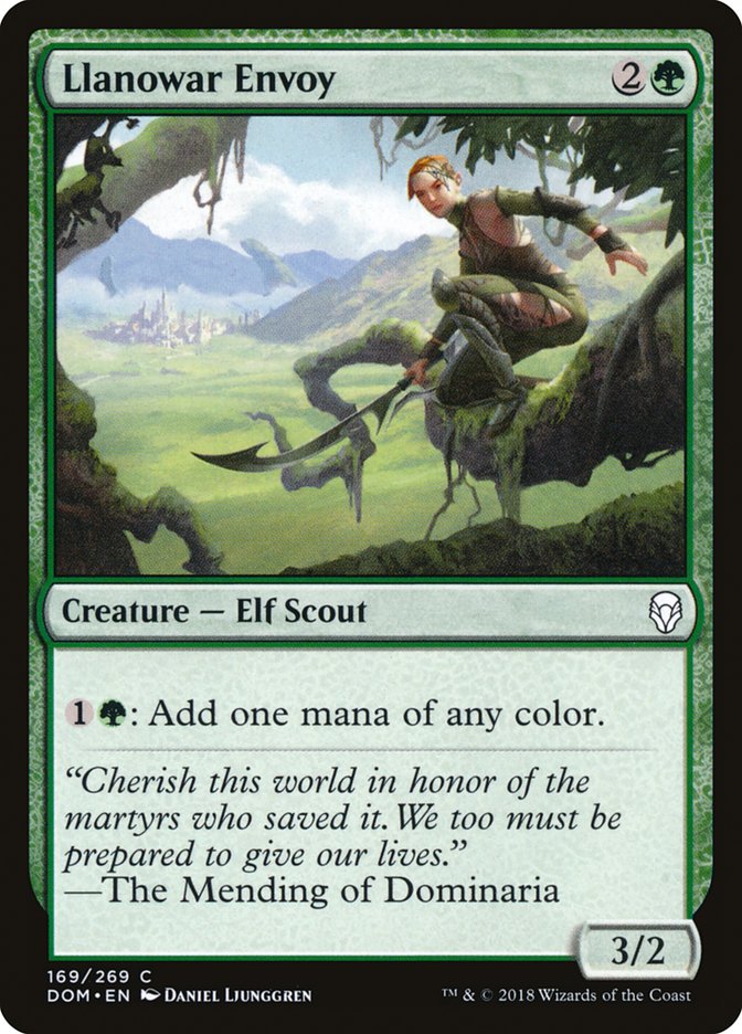 Llanowar Envoy [Dominaria] | Rock City Comics