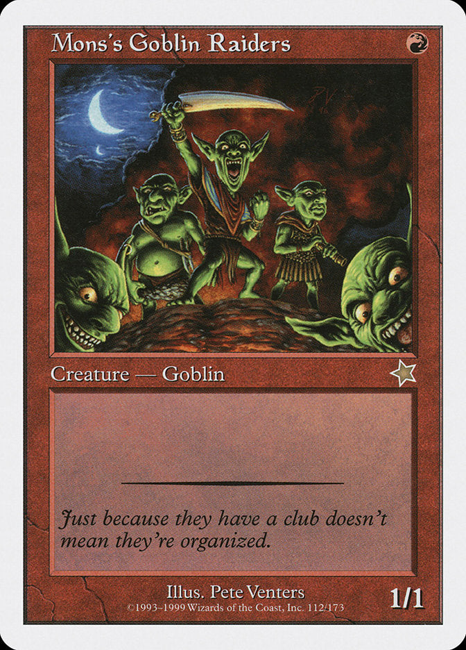 Mons's Goblin Raiders [Starter 1999] | Rock City Comics