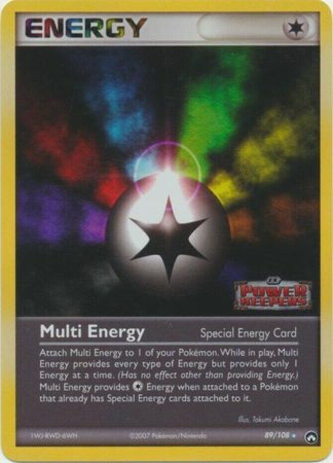 Multi Energy (89/108) (Stamped) [EX: Power Keepers] | Rock City Comics