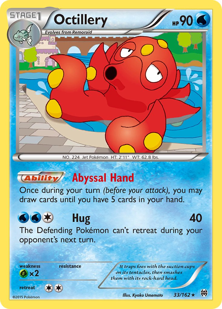 Octillery(33/162) (Theme Deck Exclusive) [XY: BREAKthrough] | Rock City Comics