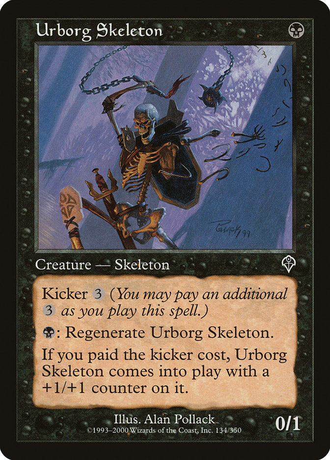 Urborg Skeleton [Invasion] | Rock City Comics